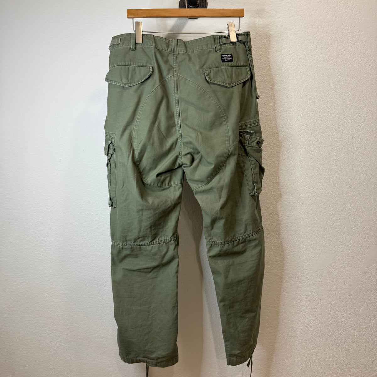 Supreme Olive Cargo Pants - Size 34