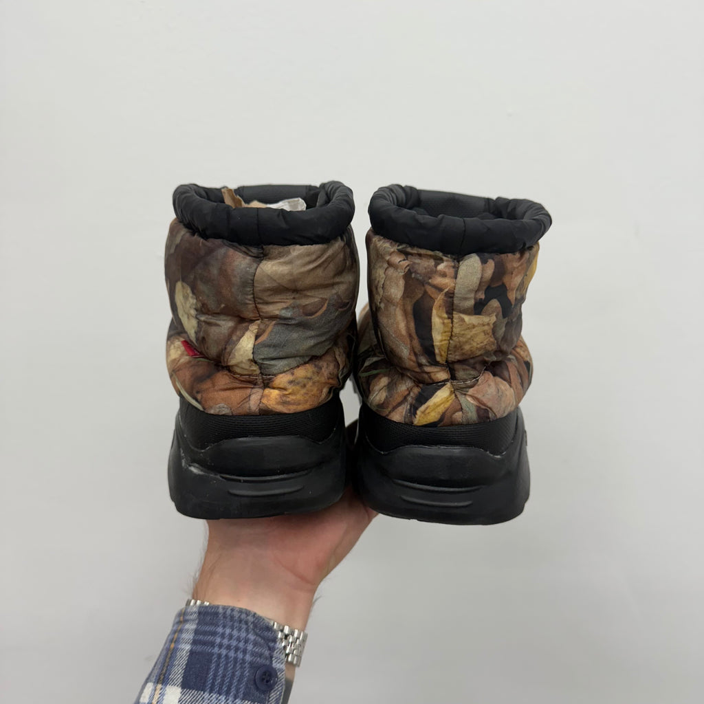 Supreme North Face Camo Nuptse Boot - Size 9