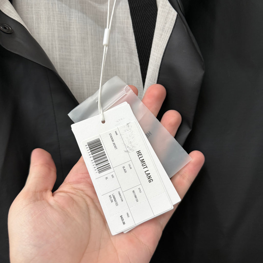 Helmut Lang Nylon Logo Light Jacket - Size XL