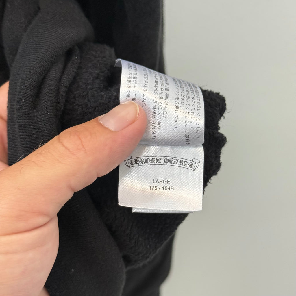 Chrome Hearts Script Hoodie Black - Size L