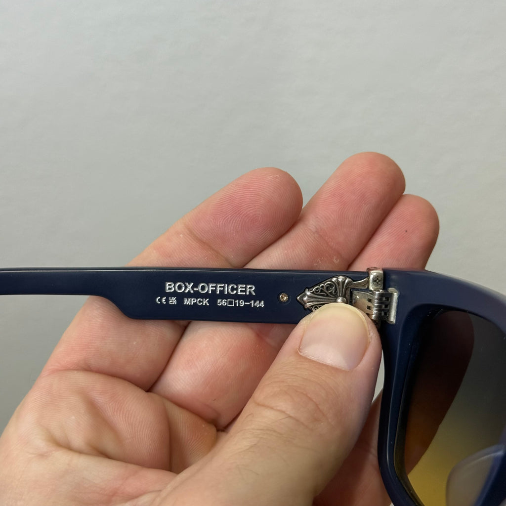 Chrome Hearts Blue Box Officer Dagger Sunglasses