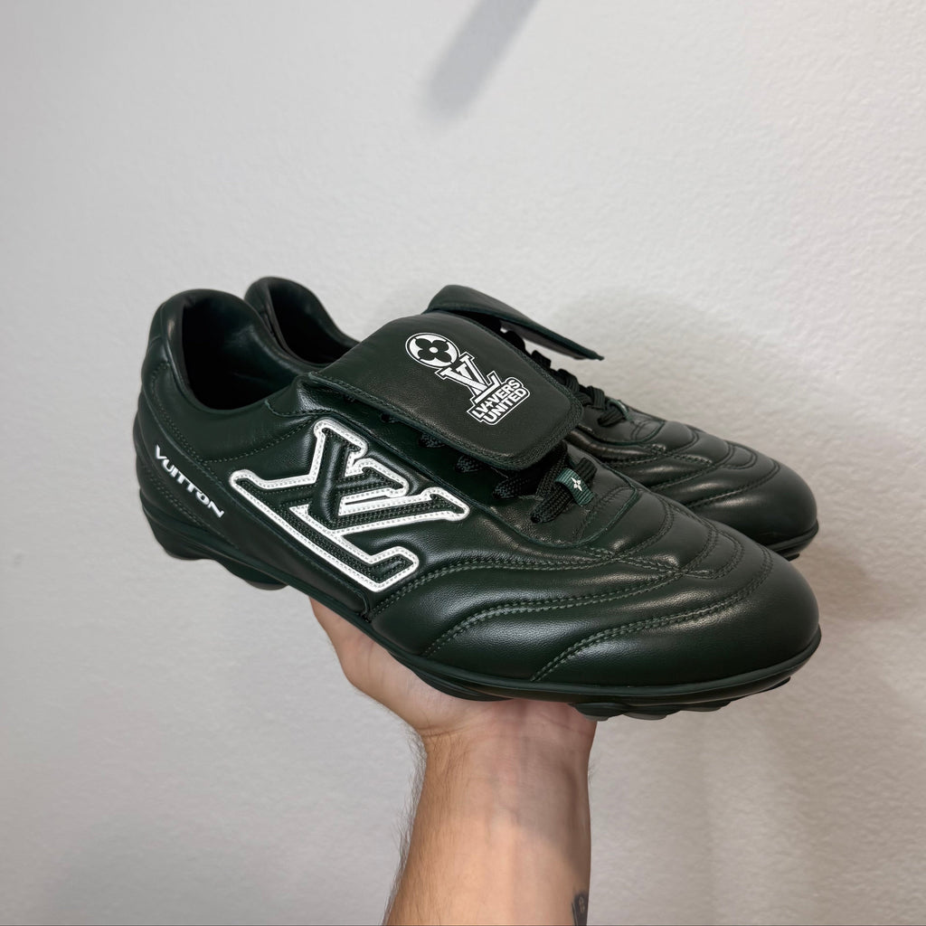 Louis Vuitton Footprint Soccer Cleats Green - Size LV 8 (US 9.5-10)