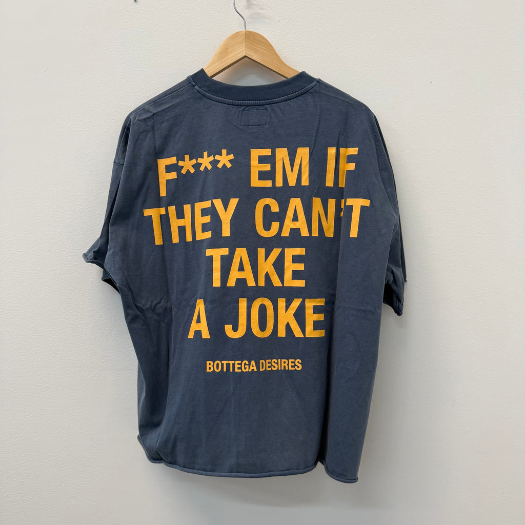 Bottega Desires F*** Em T-Shirt Blue