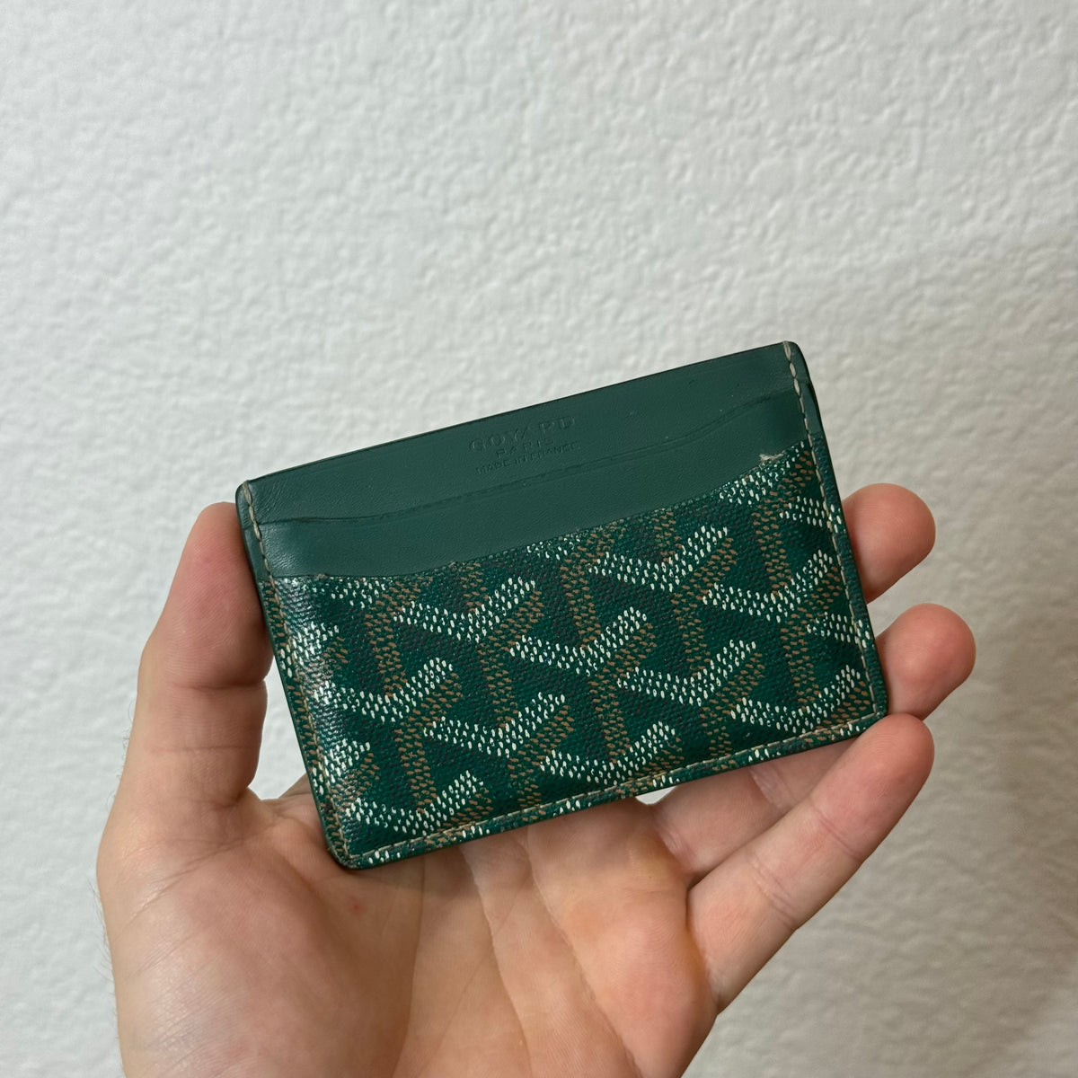 Goyard Saint Sulpice Cardholder Green