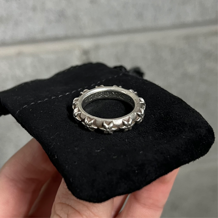 Chrome Hearts Star Band Ring - Size 9