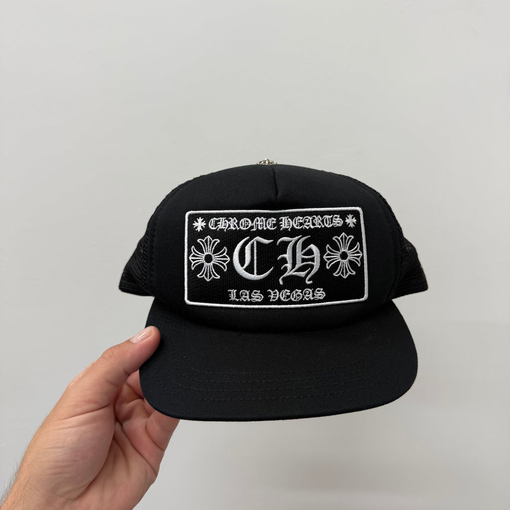 Chrome Hearts Las Vegas Trucker Hat Black