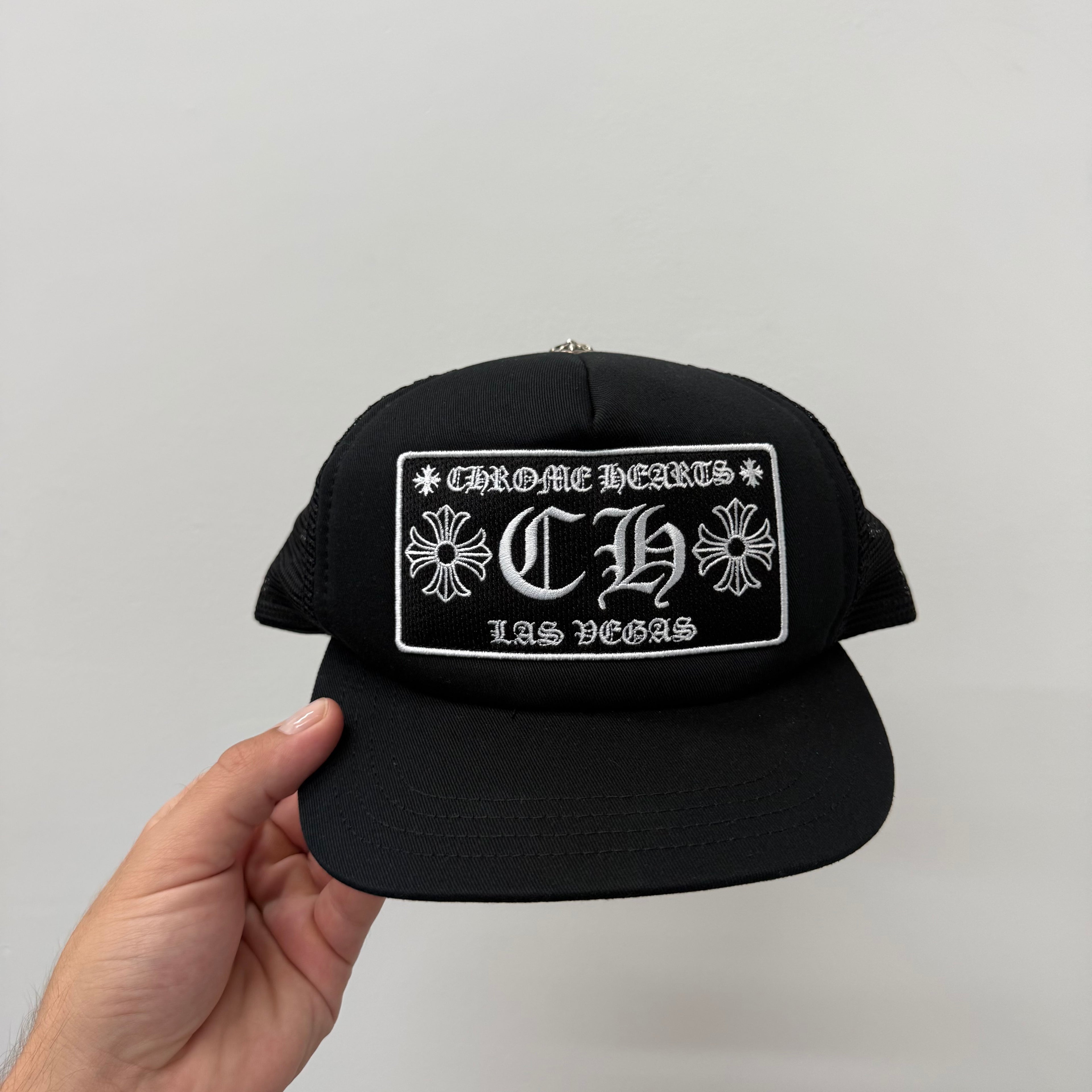 Chrome Hearts Las Vegas Trucker Hat Black