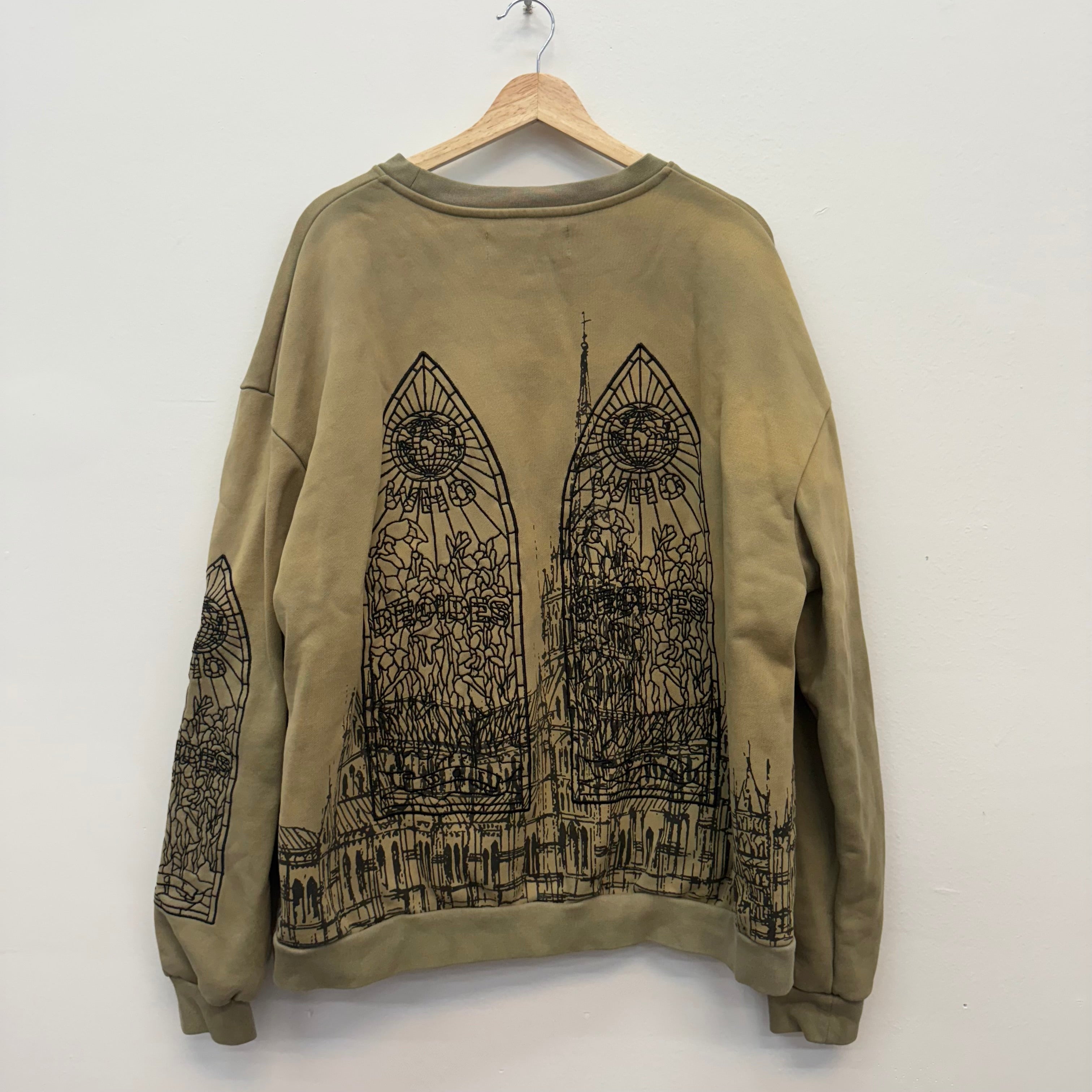 Who Decides War Cathedral Crewneck - Size L