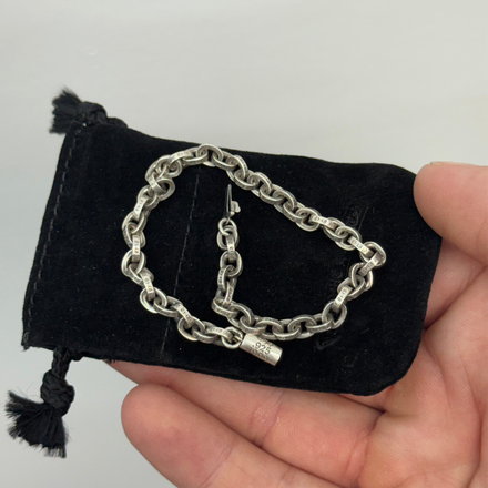 Chrome Hearts 8Inch Paper Chain Bracelet