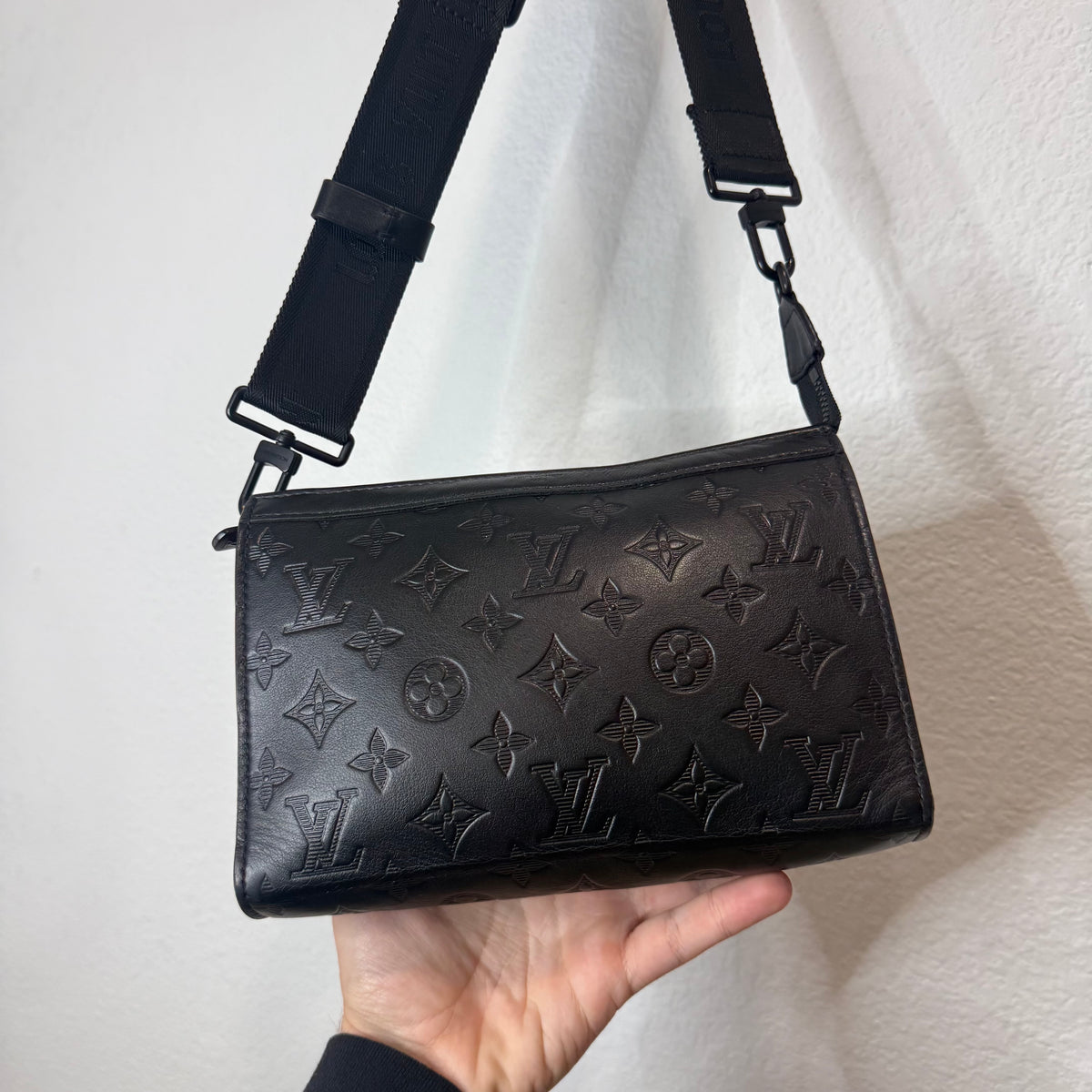 Louis Vuitton Gaston Shadow Monogram Side Bag
