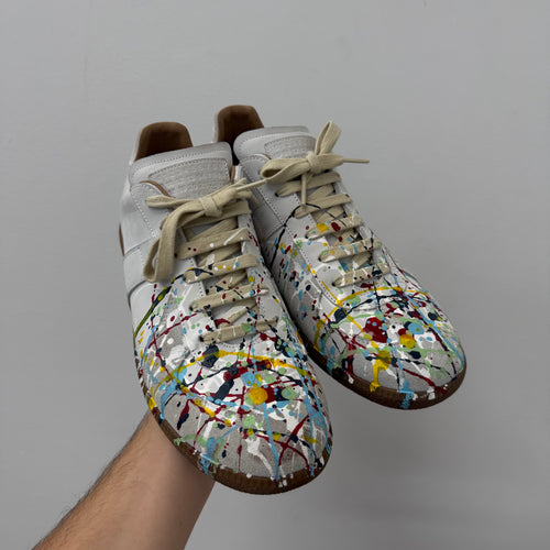 Maison Margiela Replica Splatter Gat Sneakers - Size 44 (11)