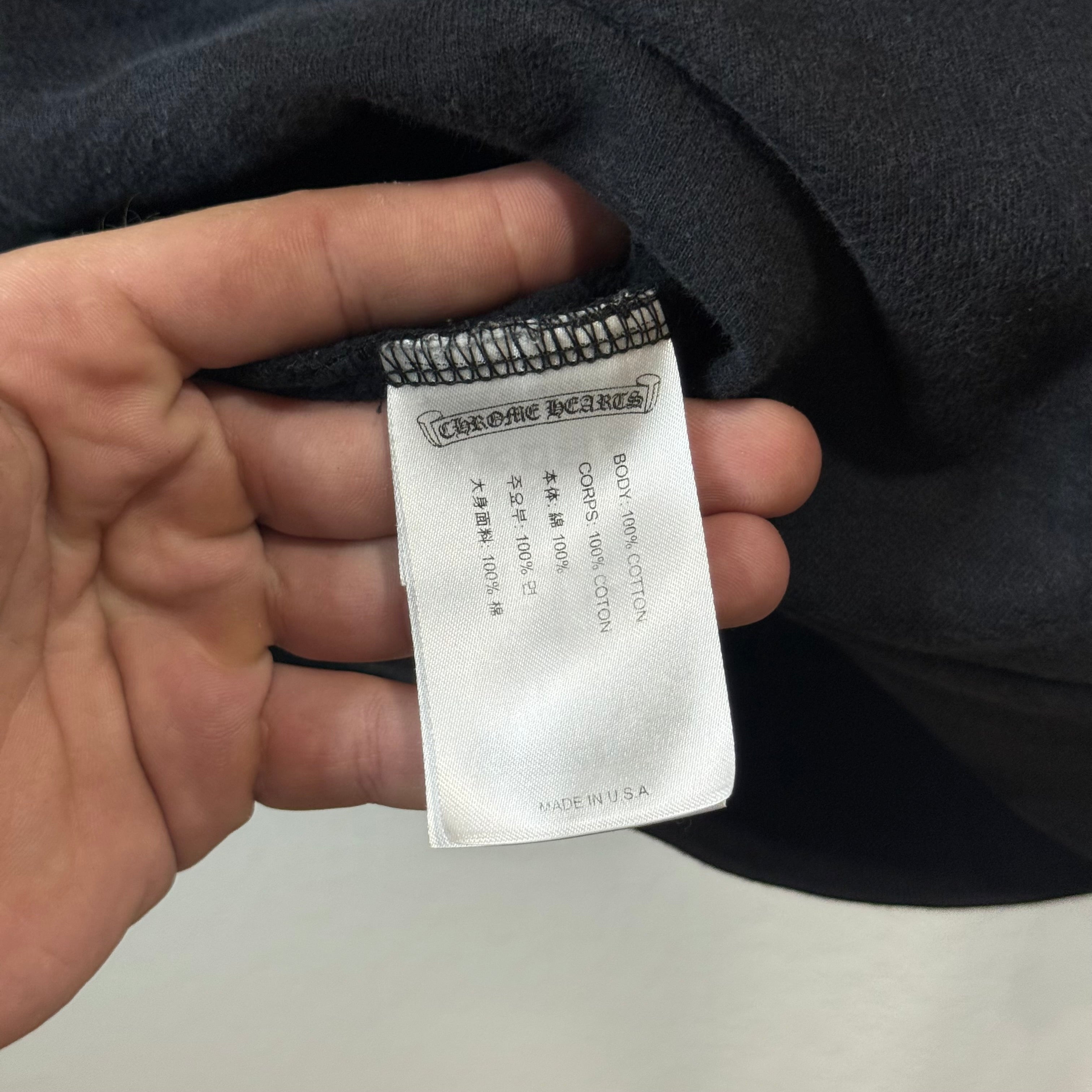 Chrome Hearts Cross Spine Hoodie - Size L