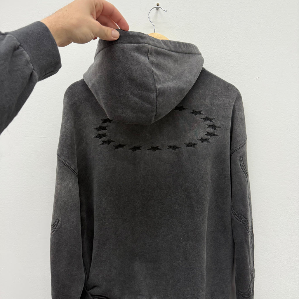 Vale Valley Black Zip Up Hoodie - Size S