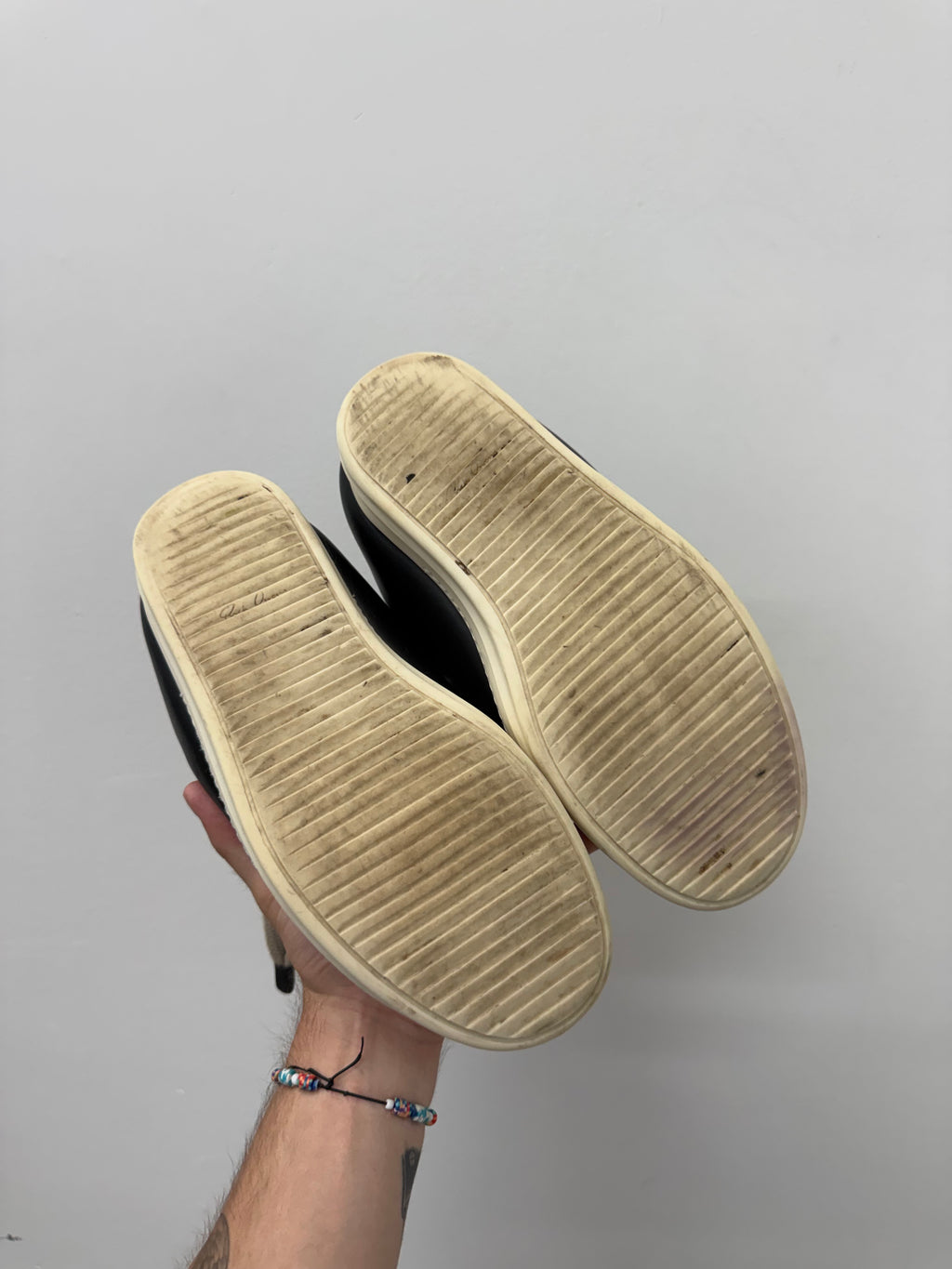 Rick Owens Padded Jumbo Lace Ramon Sneakers - Size 42.5 (US 9.5)
