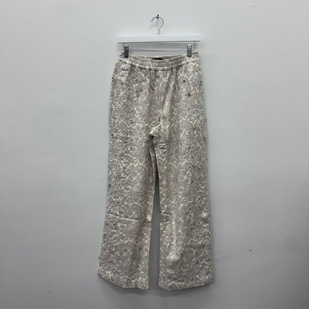 Birth of A Royal Child Diamond Pearl Sweatpants White