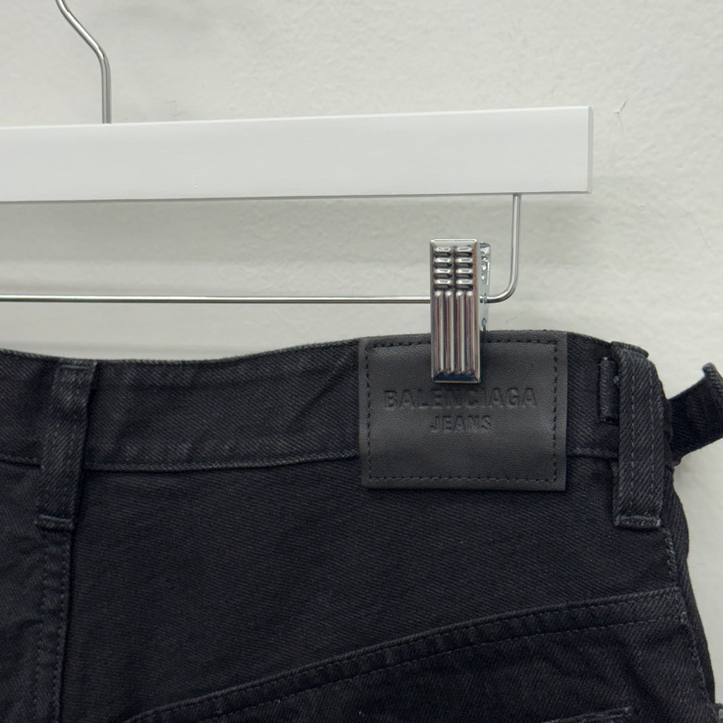 Balenciaga Black Japanese Skater Denim - Size 34