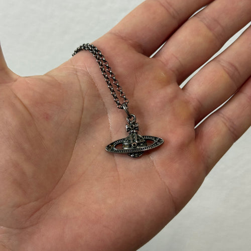 Vivienne Westwood Black Stone Necklace