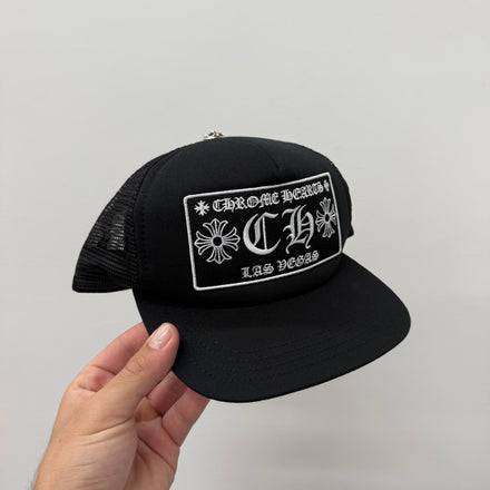 Chrome Hearts Las Vegas Trucker Hat Black