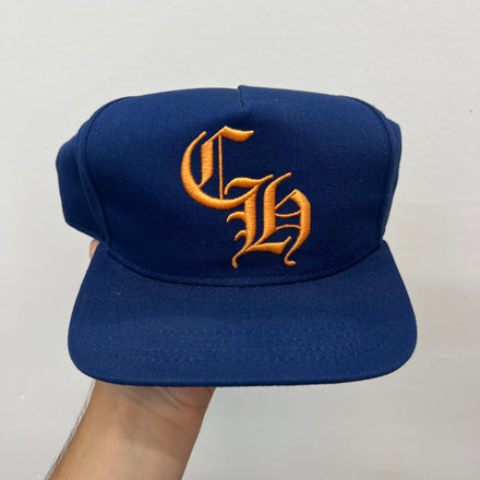 Chrome Hearts Blue Yellow CH Trucker Hat