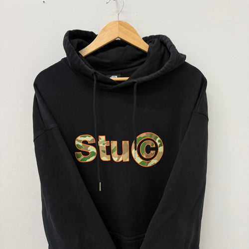 Stussy Stu C Camo Hoodie - Size XXL