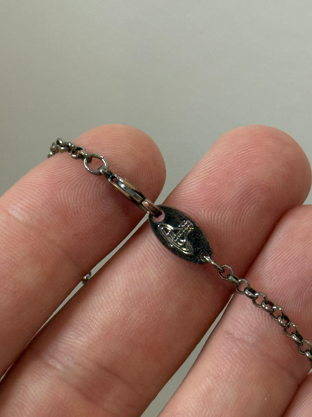 Vivienne Westwood Black Stone Necklace