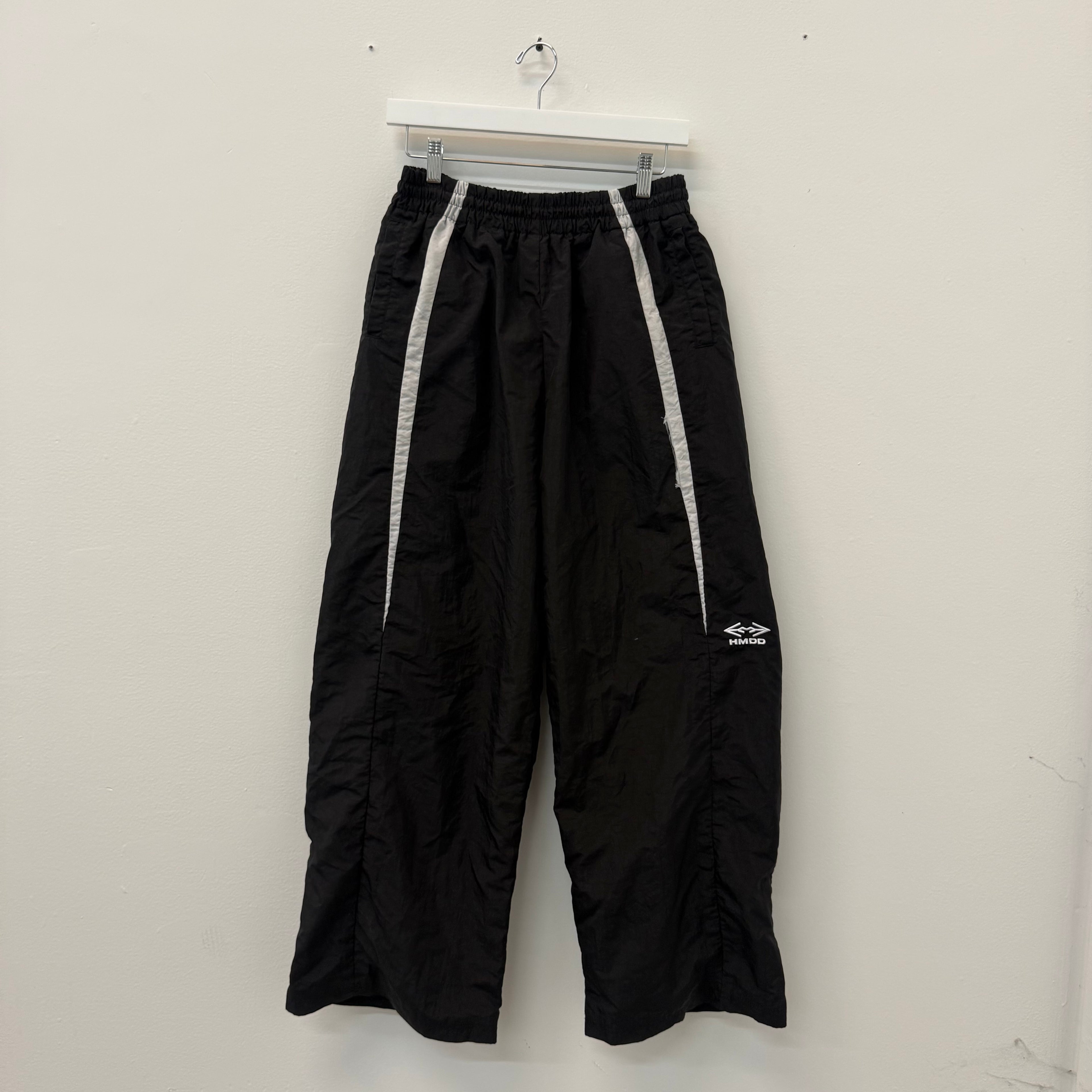 HMDD Black Track Pants Nylon - Size M