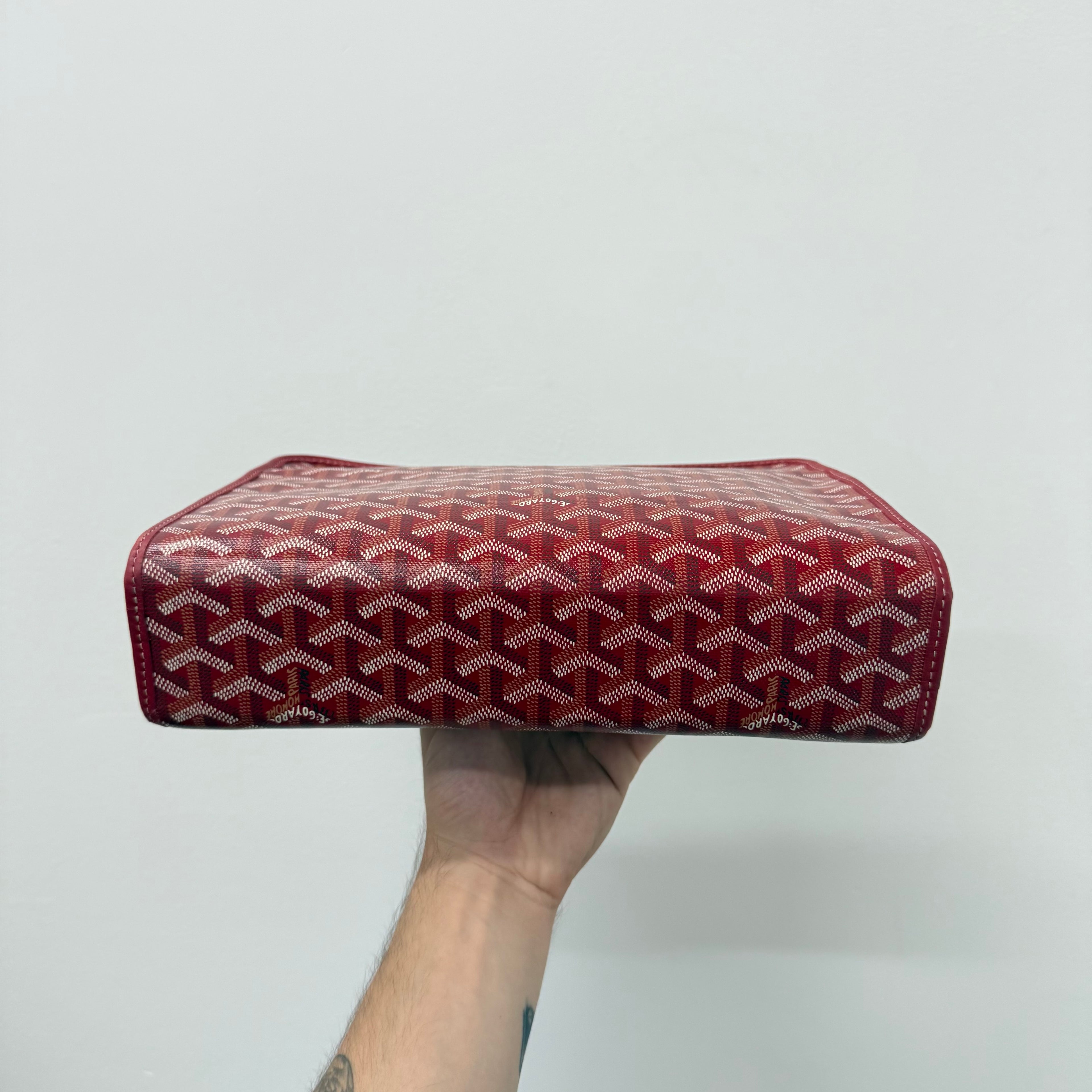 Goyard Red PM Jouvence Toiletry Bag