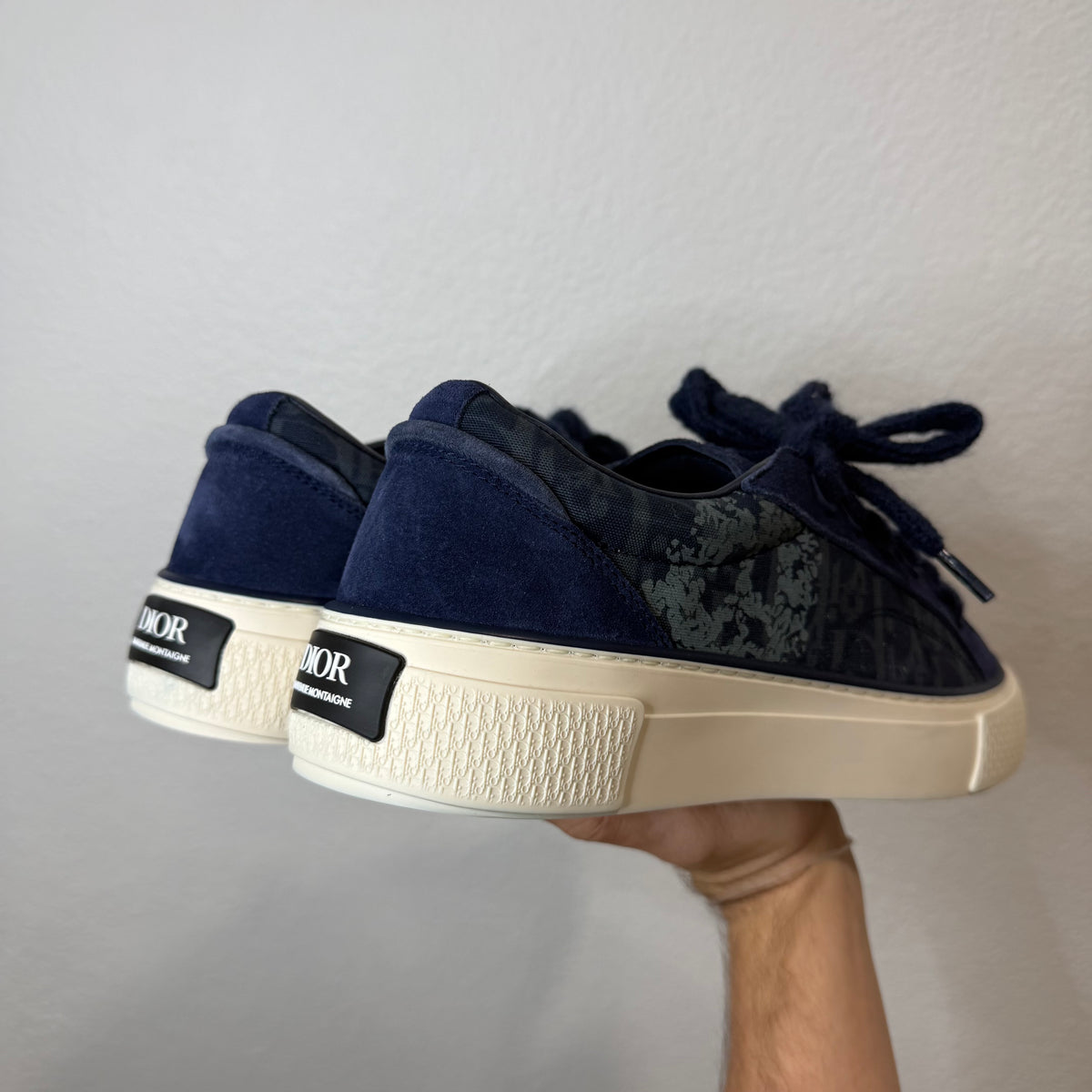 Dior x Denim Tears B33 Blue Oblique Denim Sneakers - Size 43 (10)
