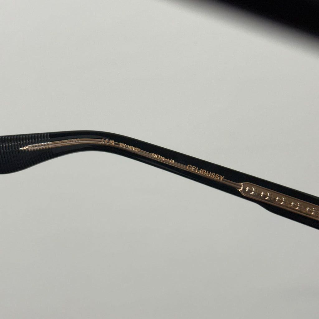 Chrome Hearts Celibussy Gold / Black Glasses