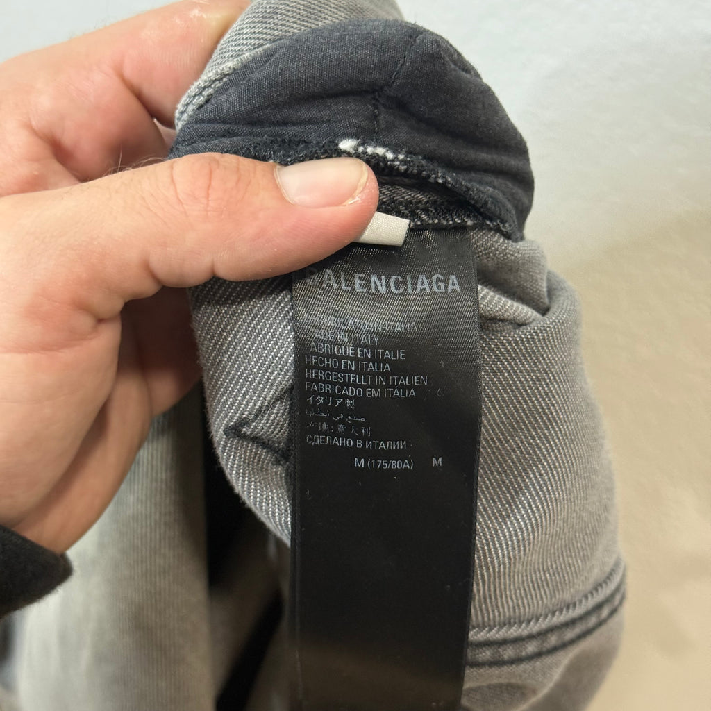 Balenciaga Distressed Skater Denim Shorts - Size M (34)