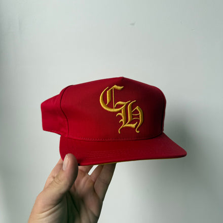 Chrome Hearts CH Baseball Red Trucker Hat
