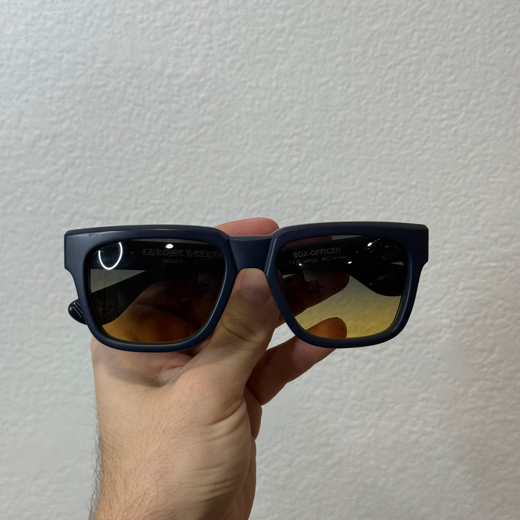 Chrome Hearts Blue Box Officer Dagger Sunglasses