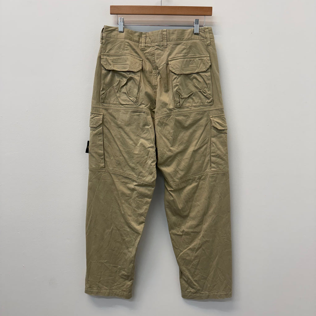 Stone Island Beige Compass Cargo Pants - Size 30