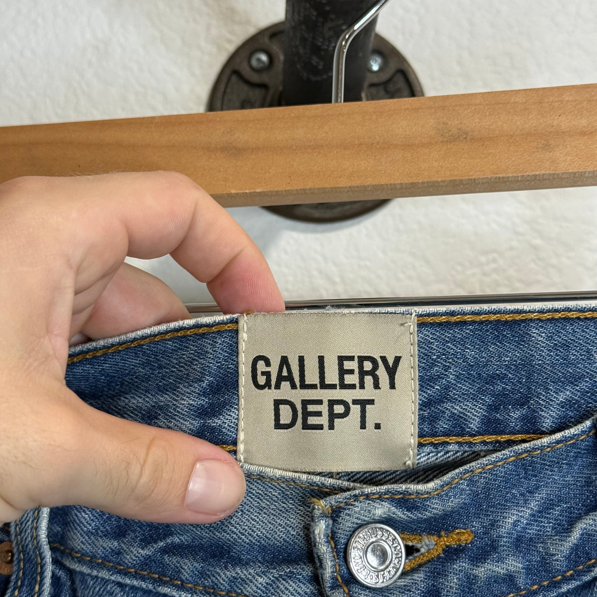 Gallery Dept Denim G Patch Shorts - Size 36