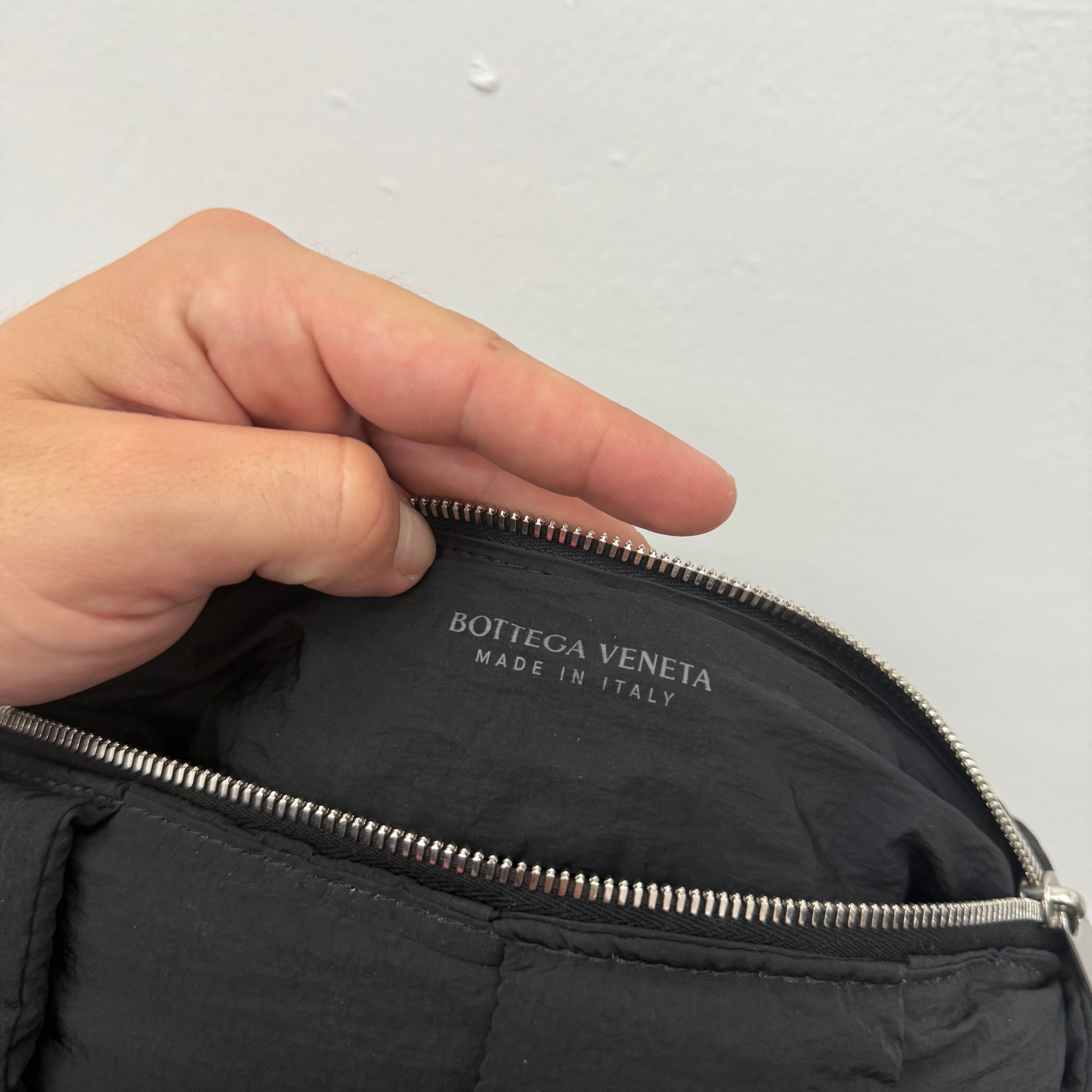 Bottega Veneta Casette Side Bag Black