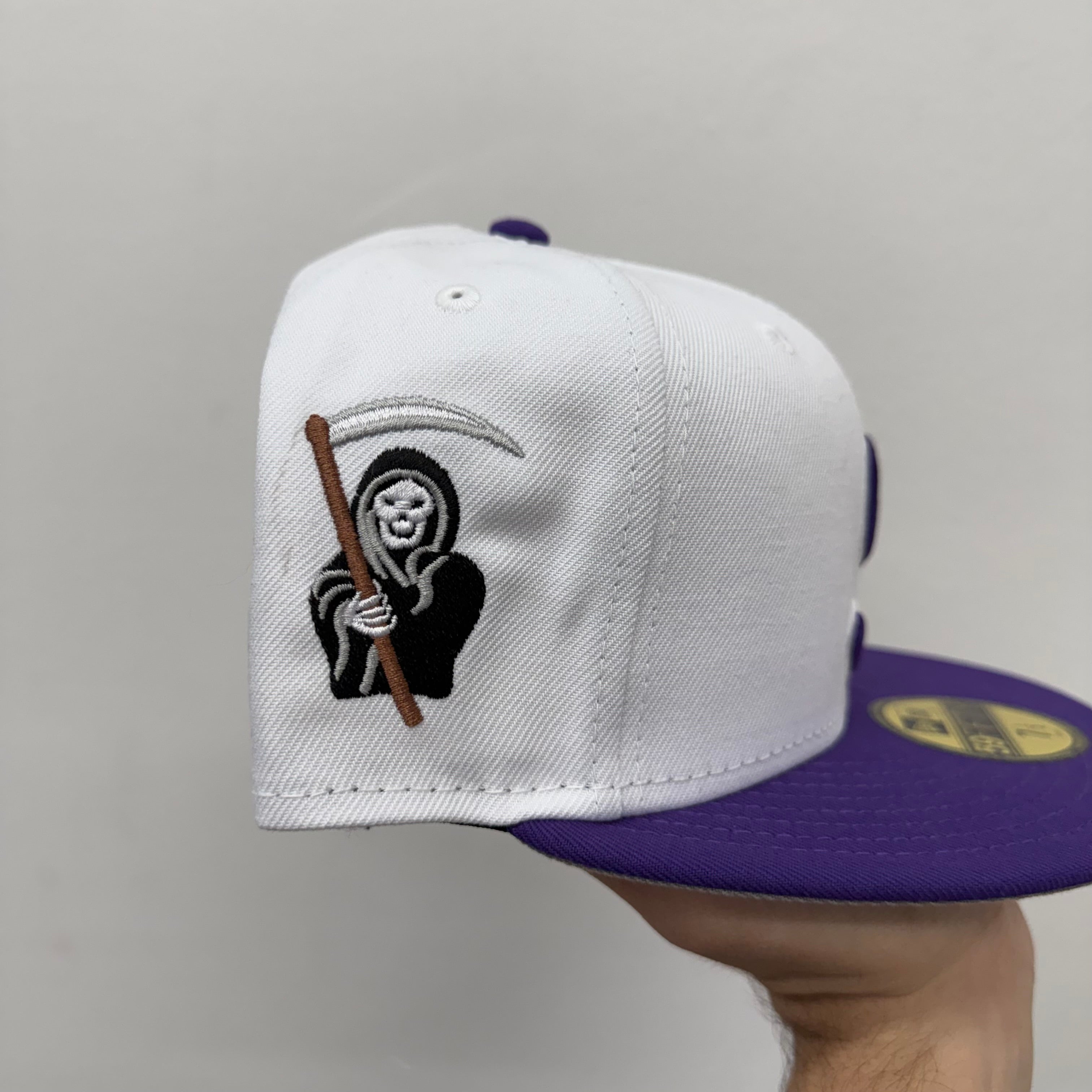 Supreme Reaper S Logo Purple Fitted - Size 7 1/2