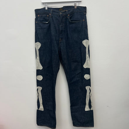 Kapital Bones Denim Jeans - Size 36