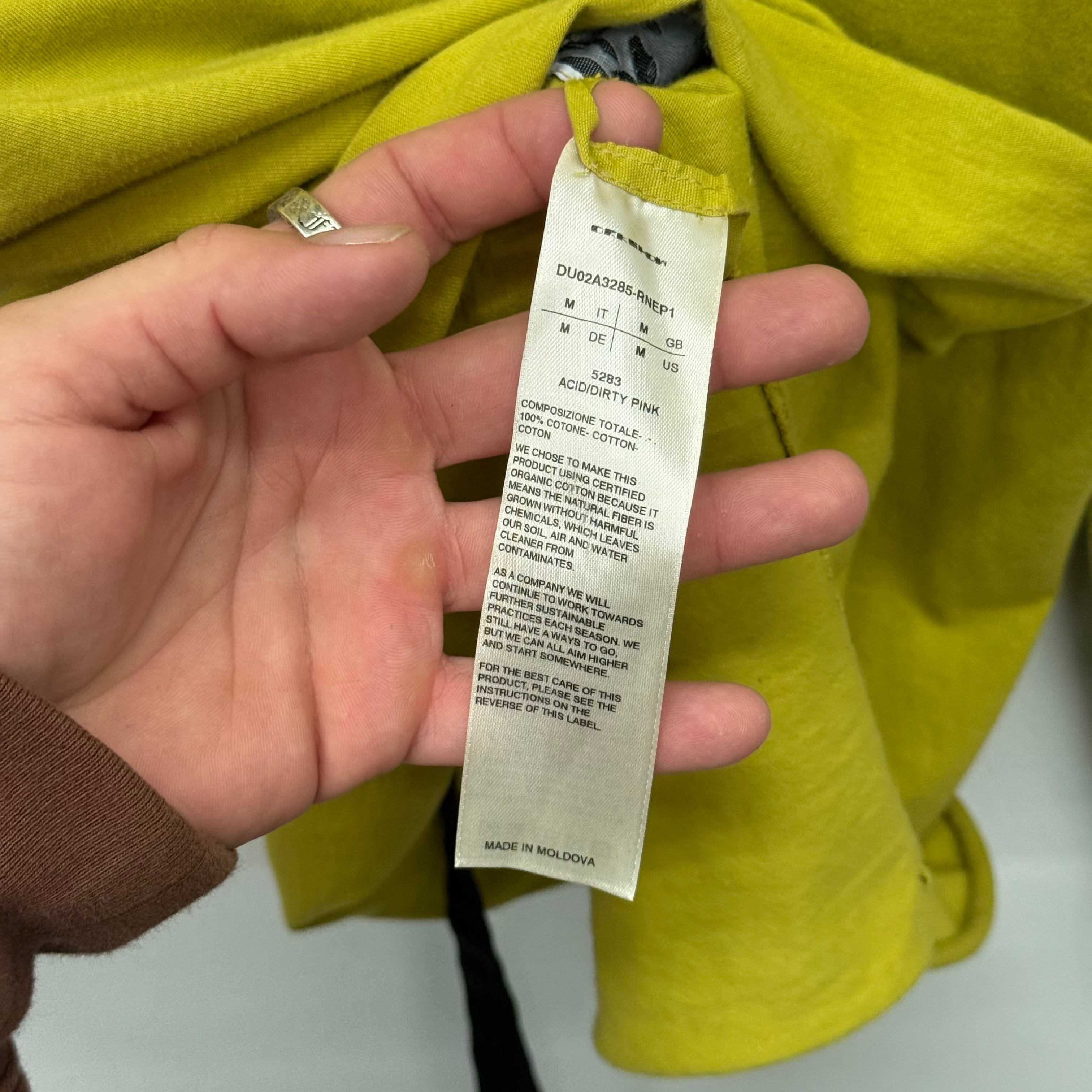 Rick Owens DRKSHDW Long Hoodie - Size M