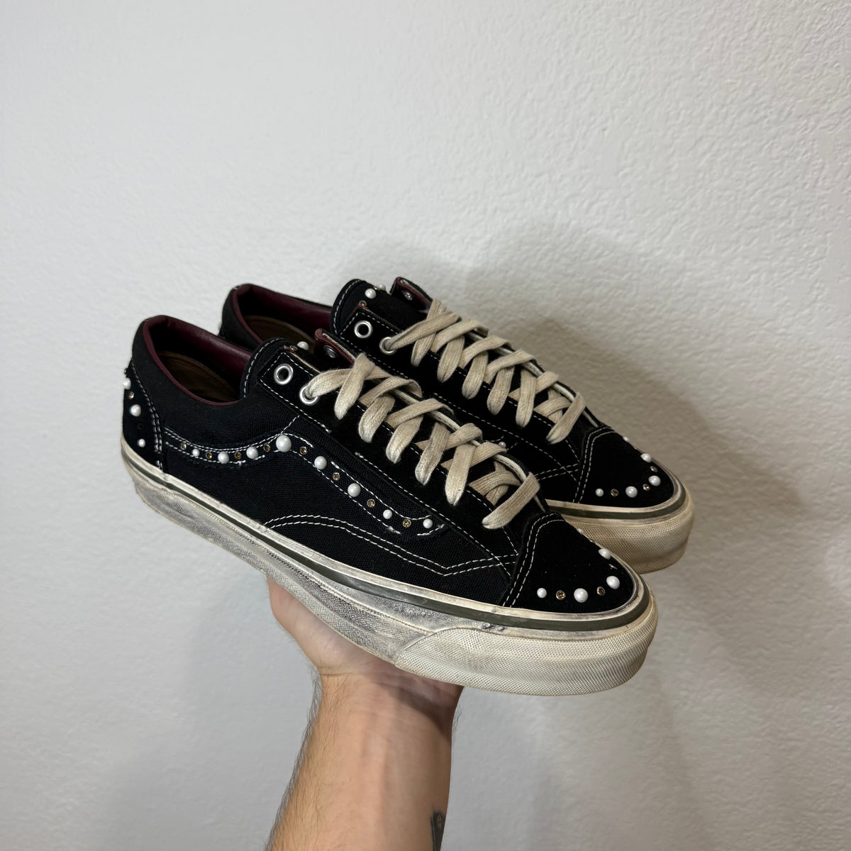 Vans OTW Old Skool Black Pearlized Sneakers - Size 10