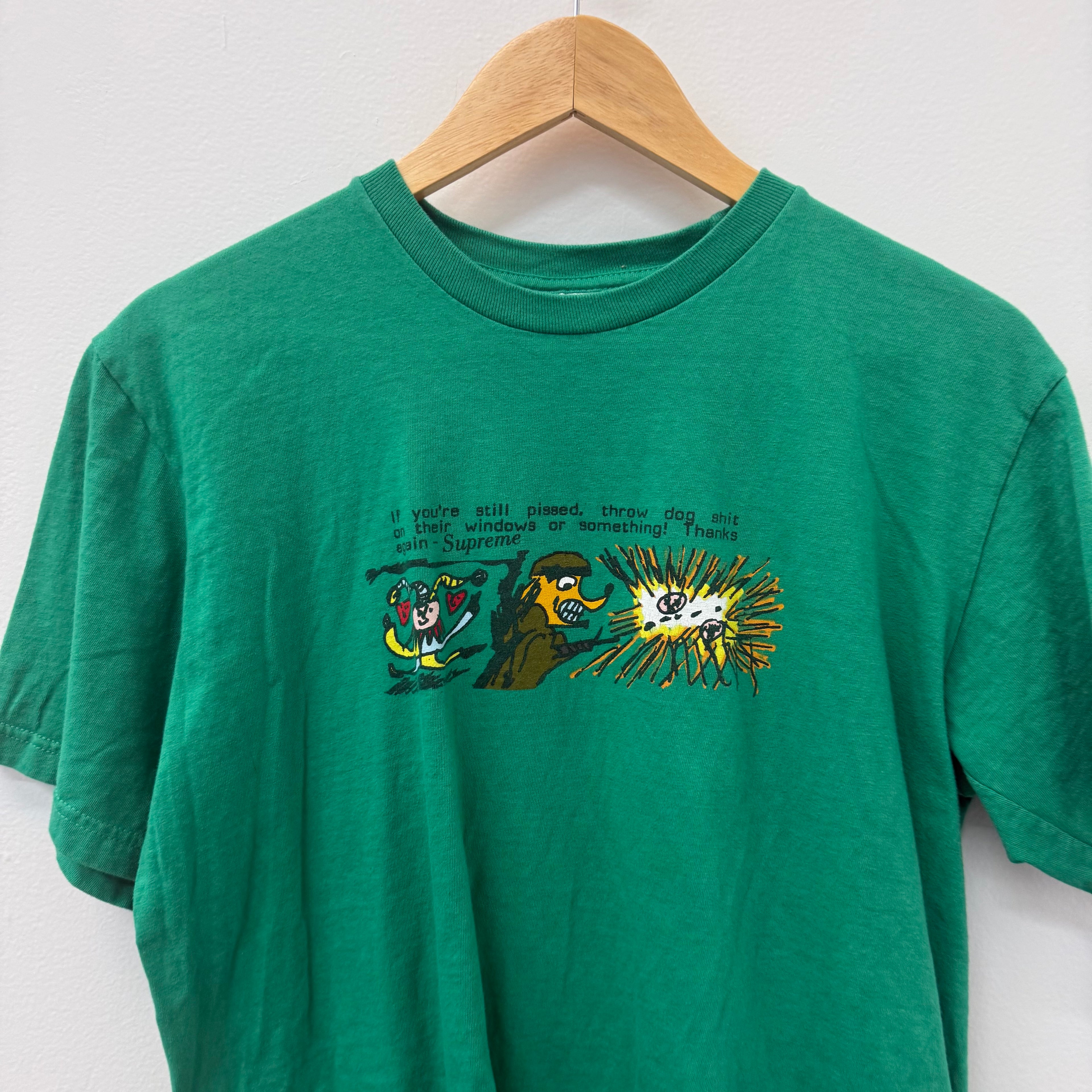 Supreme FW17 Dog Shi Green T-Shirt - Size M