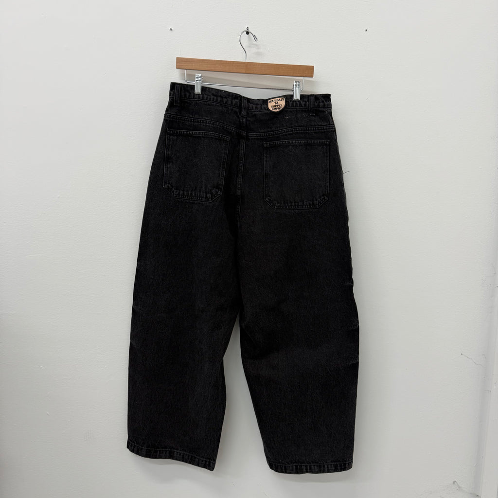 74 is War Denim Black Jeans - Size M
