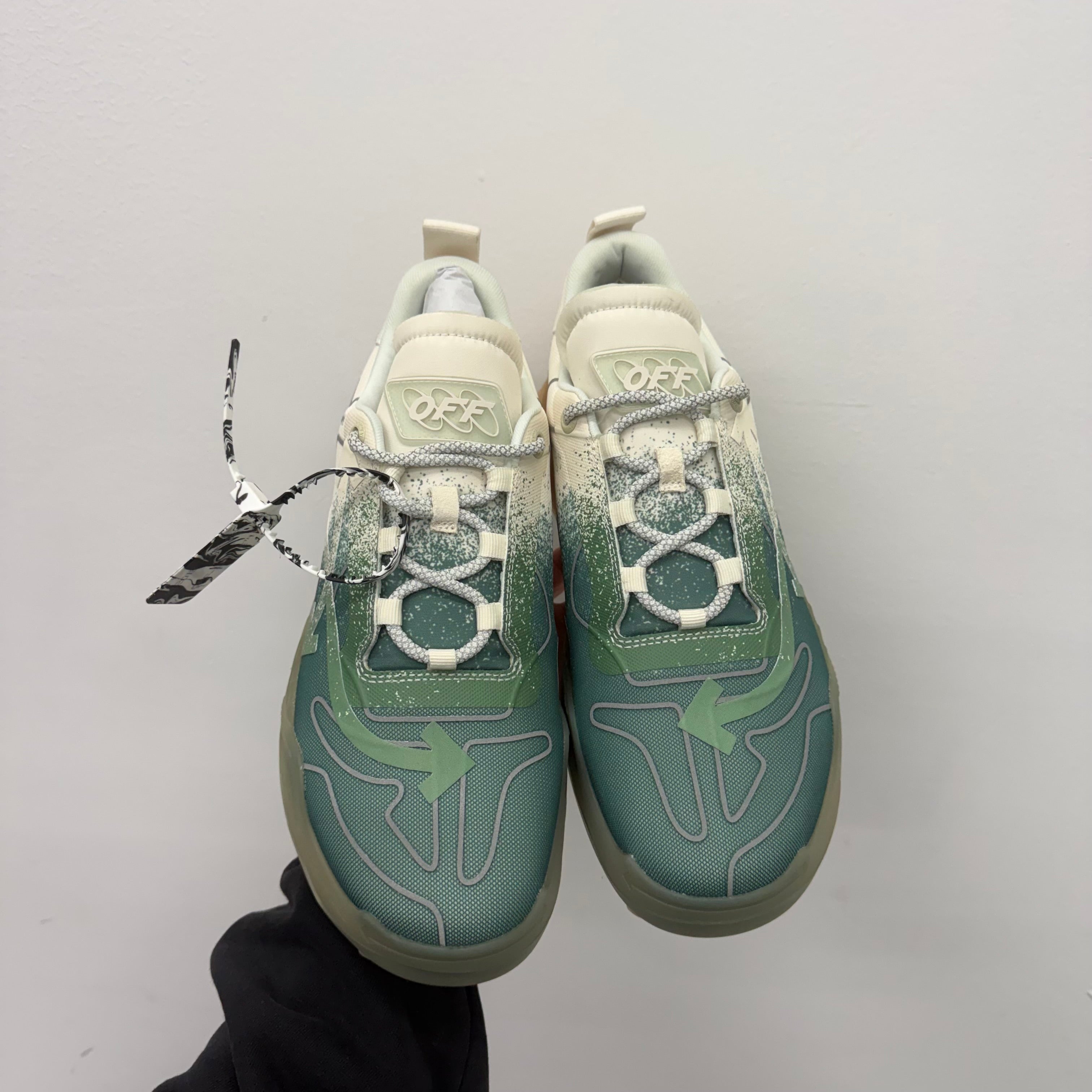 Off White ODSY 1000 Mesh Cream Sneaker - Size 45 (US 12)