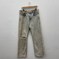 Amiri Shotgun Bleached Denim Jeans - Size 34