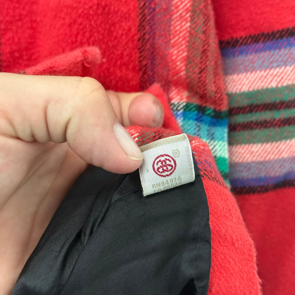 Stussy Plaid Flannel Work Zip - Size M