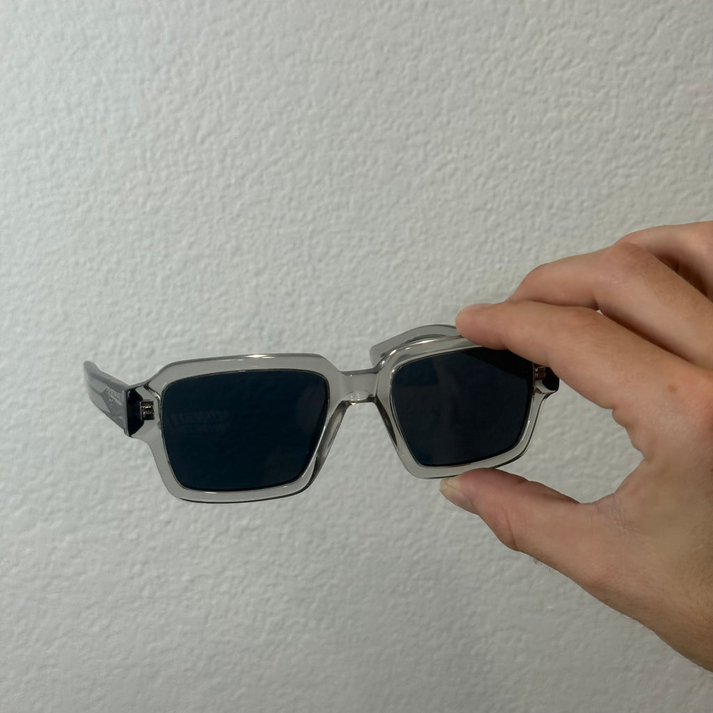 Prada Eyewear Rectangular Sunglasses Clear