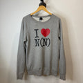 I HEART Number Nine Crewneck Gray - Size L
