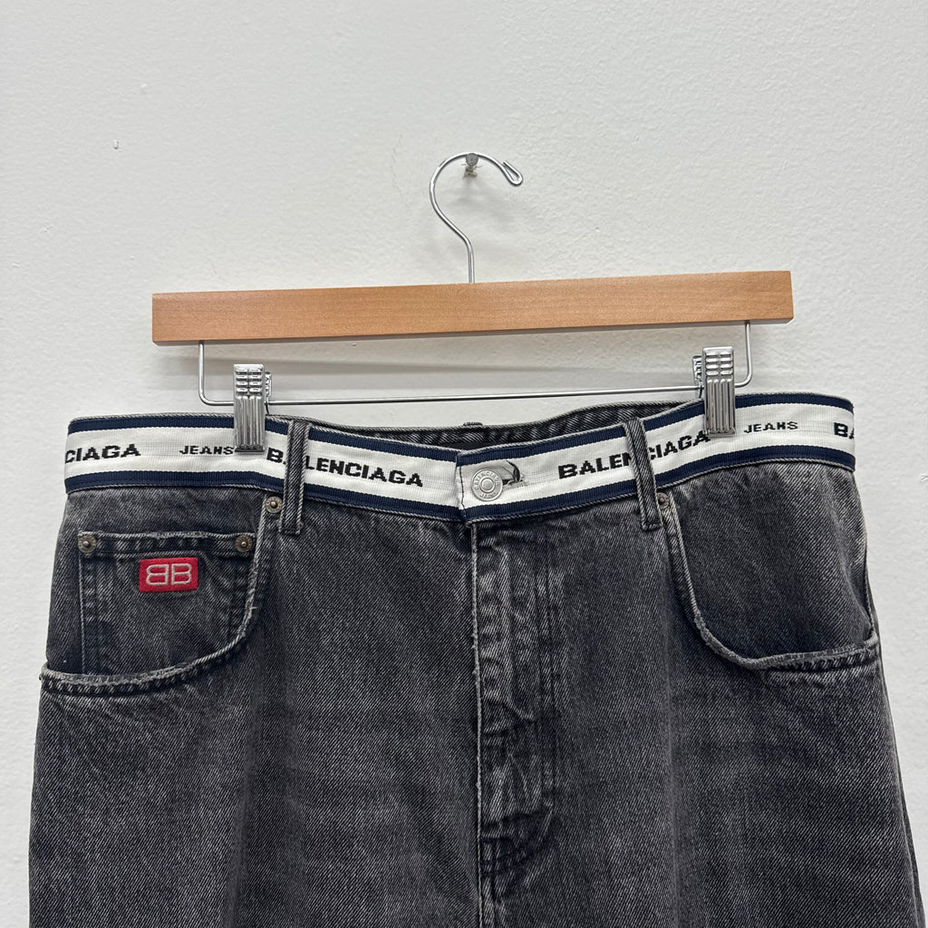 Balenciaga Waist Band Denim Jeans - Size M (36)