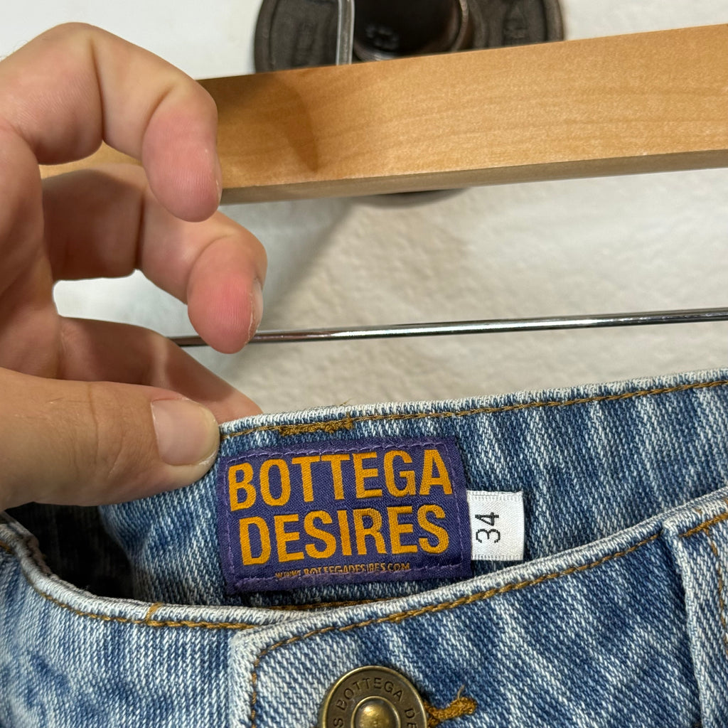 Bottega Desires Holy Grail Cross Denim - Size 34