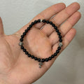 Chrome Hearts Onyx Bead Bracelet Black with Baby Fat