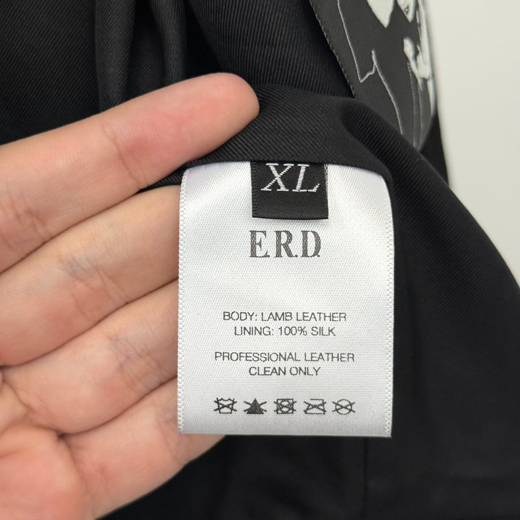ERD Enfants Riches Deprimes Suede Western Lamb Zip Jacket - Size XL